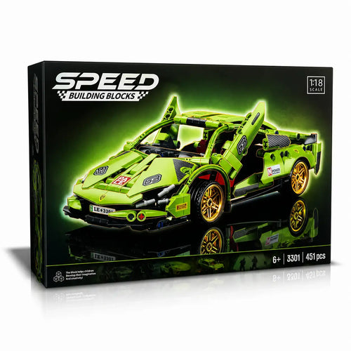 blocks Lamborghini Aventador edition Tahito toys