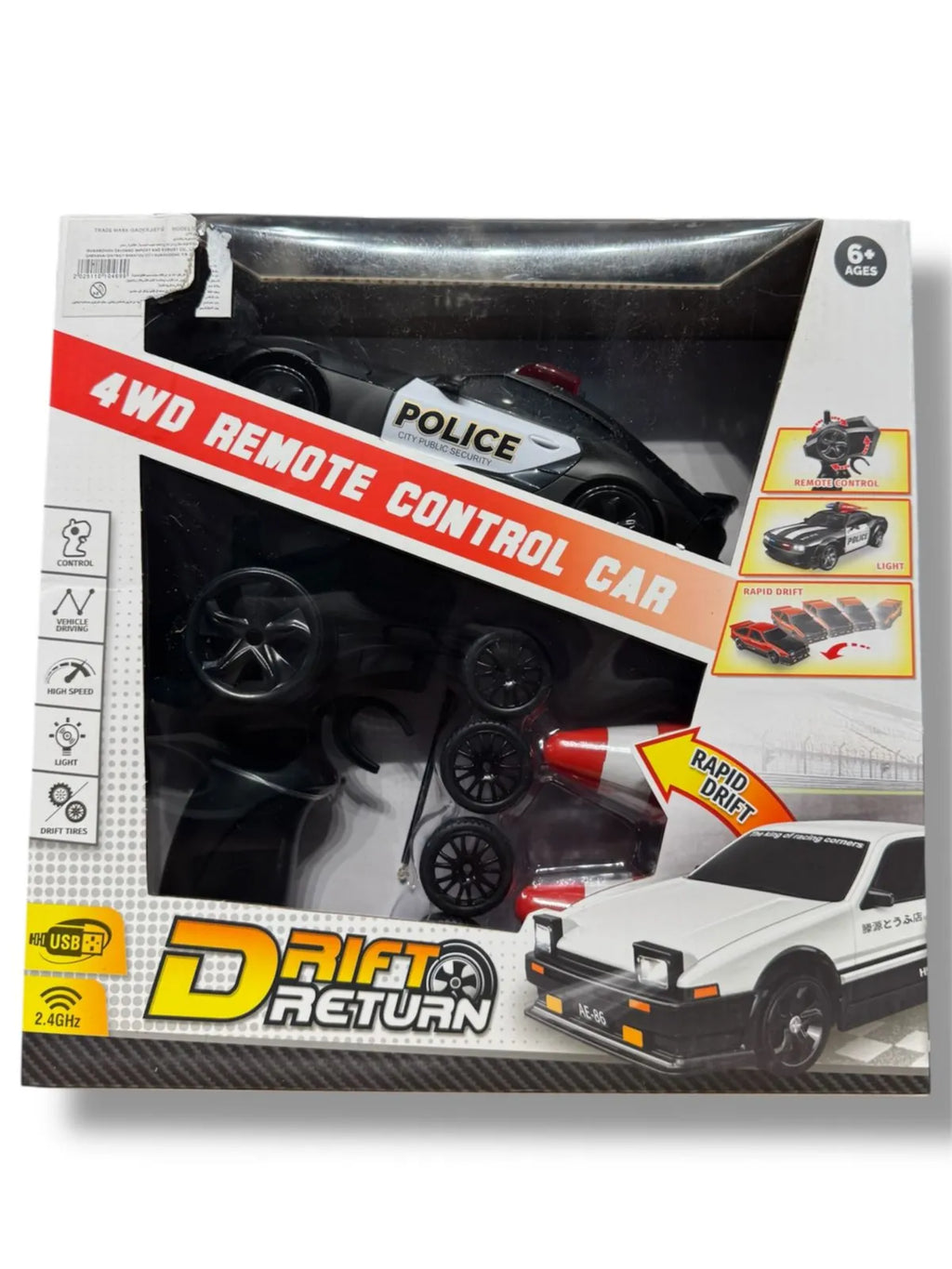 Police Race Car – 4WD Remote Control Tahito toys