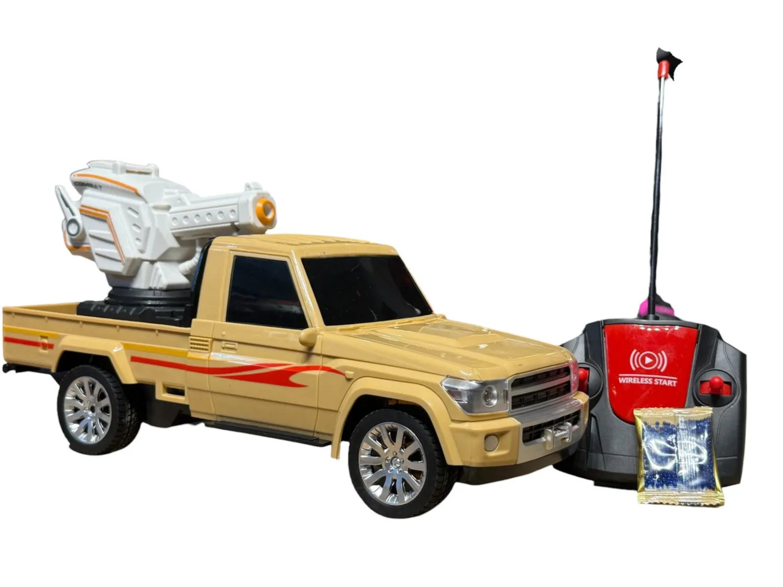 Toyota Chasse RC Model Car – Remote Control with Water Turret Tahito toys