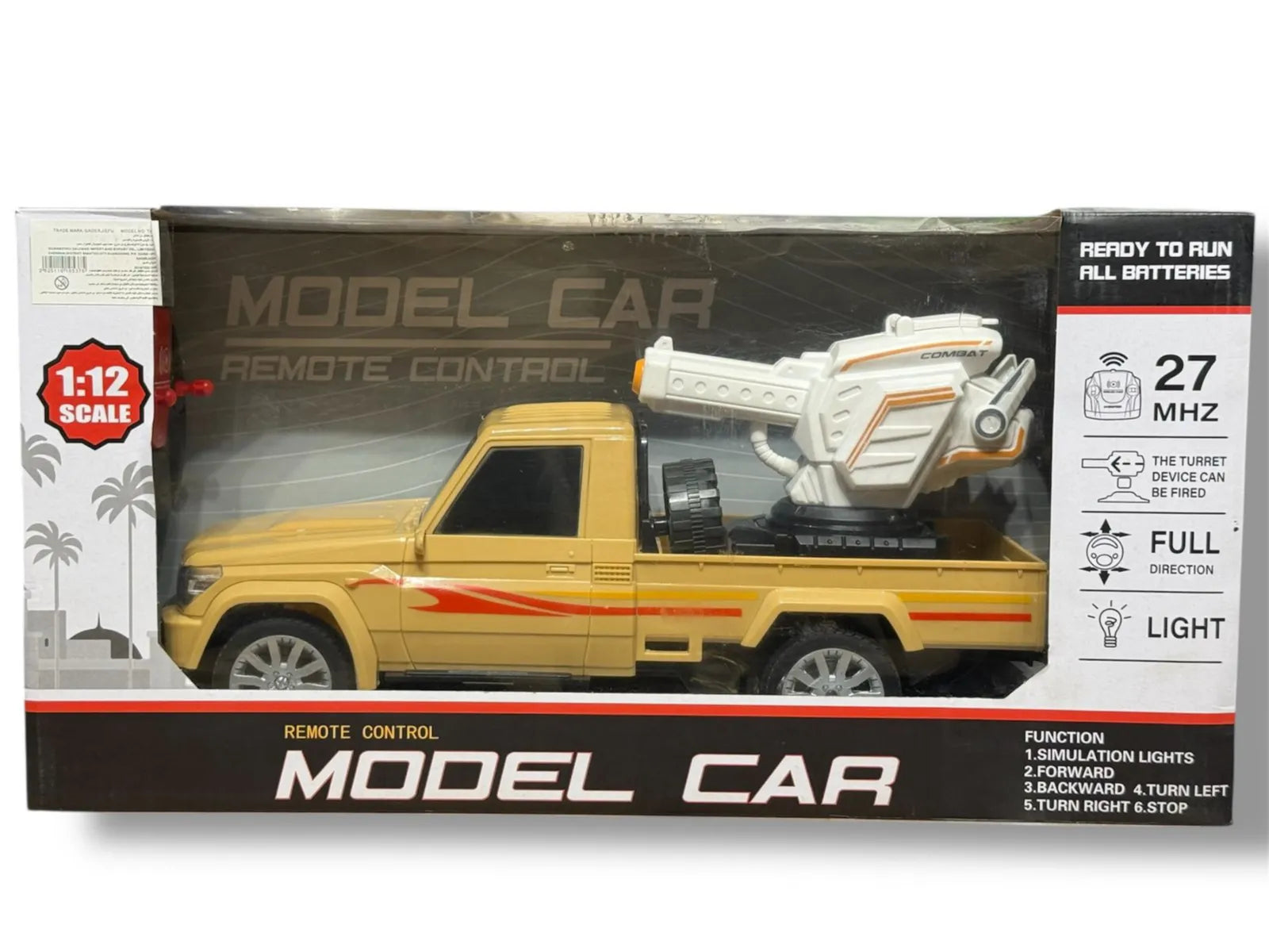 Toyota Chasse RC Model Car – Remote Control with Water Turret Tahito toys
