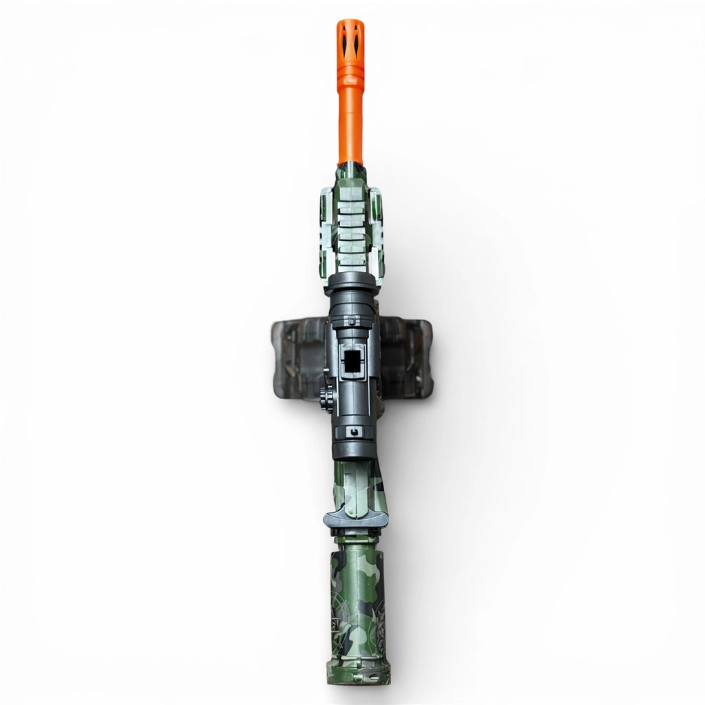 Tahito Toys M4G Gel Blaster Rifle with realistic design and adjustable stock, ready for safe outdoor play and target practice.