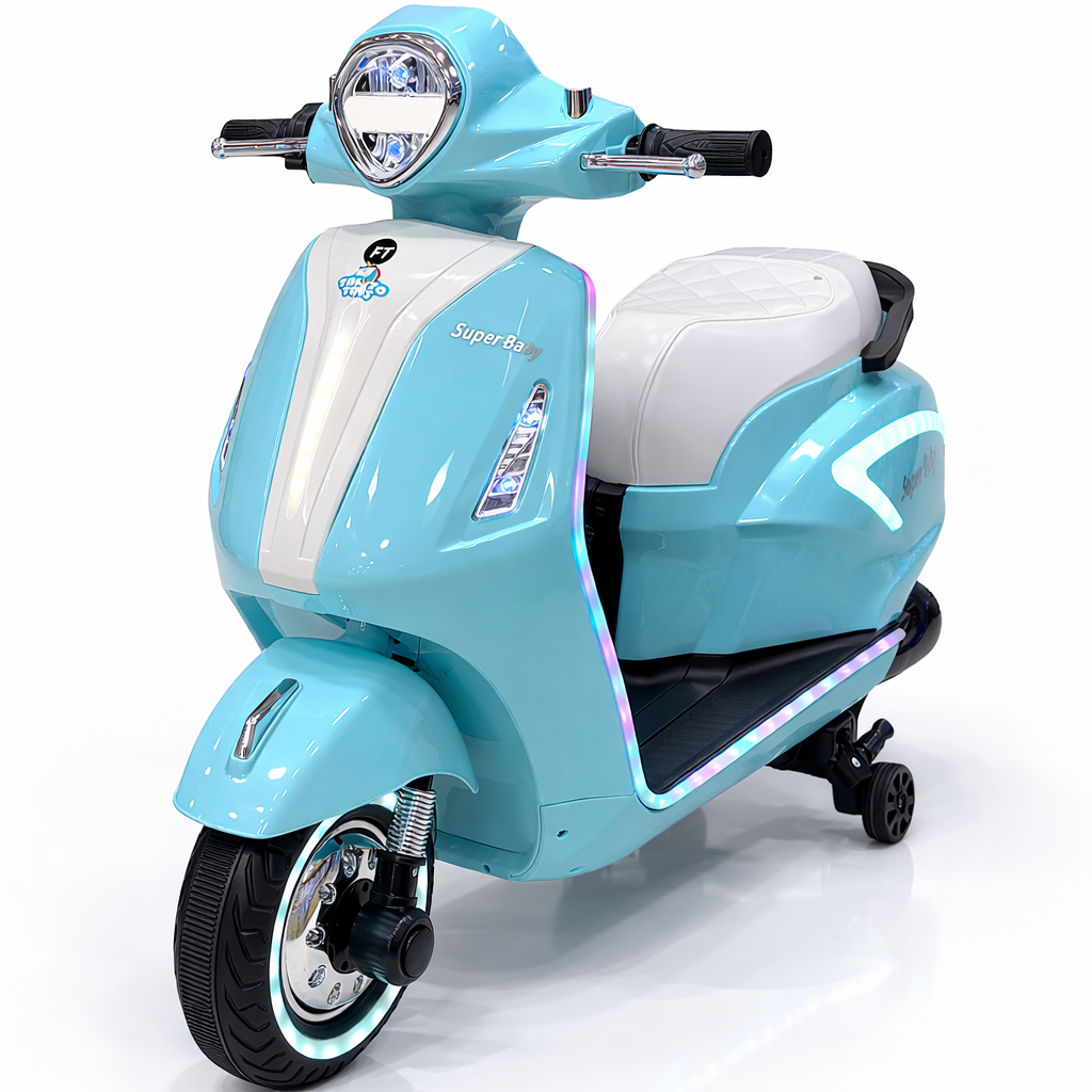 Large duck Vespa-style scooter toy Tahito toys