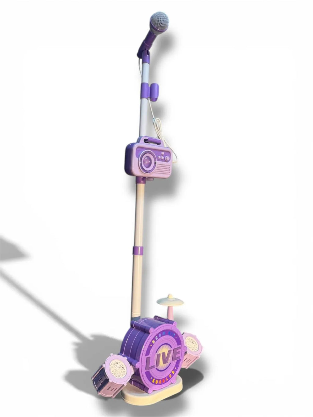 Drum Set with Bubble Machine Tahito toys