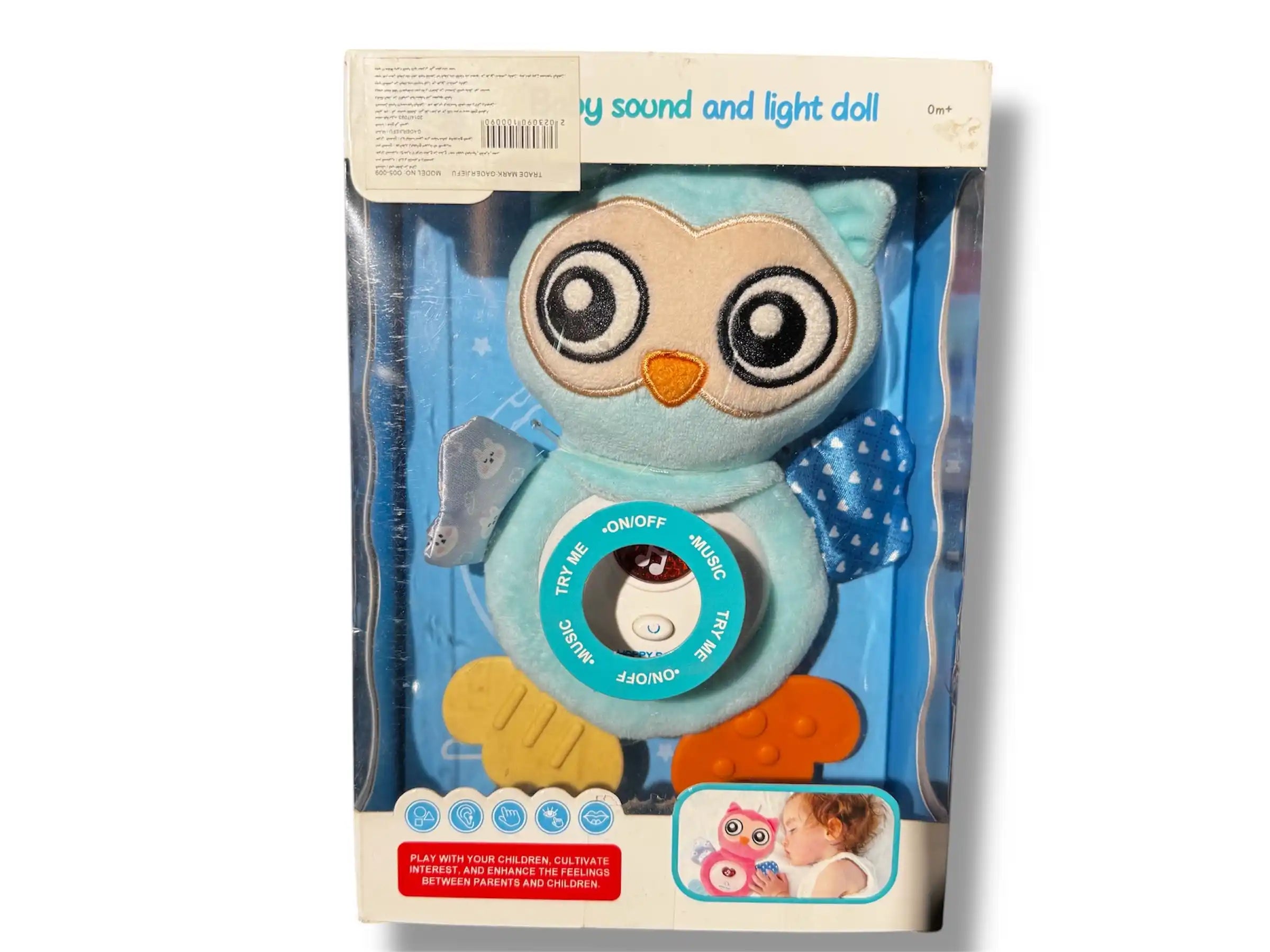 Baby Sound & Light Owl Tahito toys