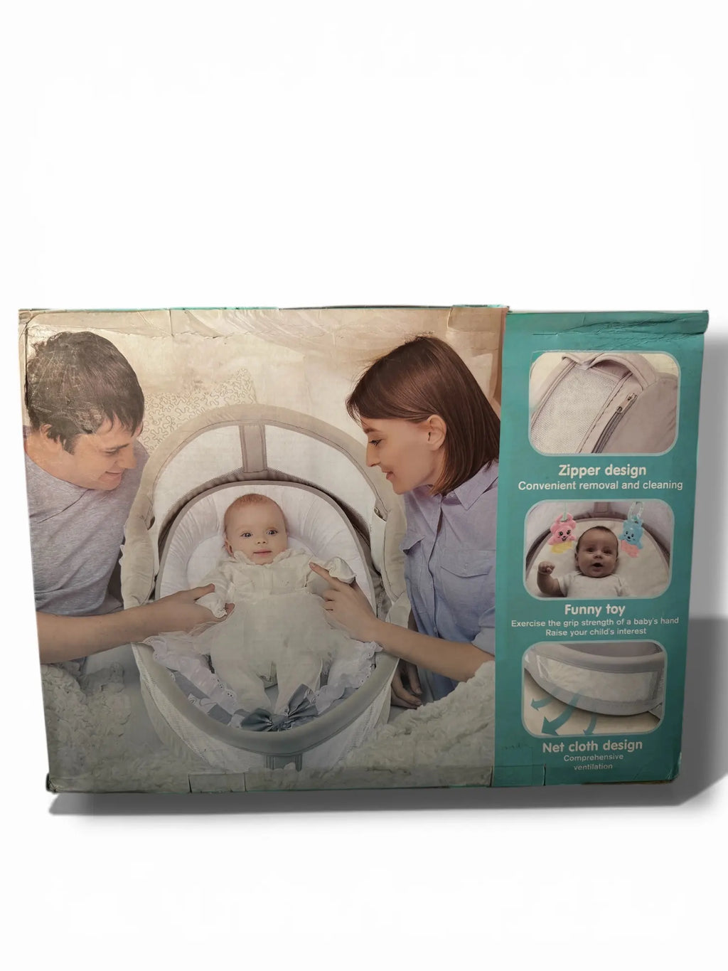 Portable Baby Sleeping Basket – Soft & Breathable Tahito toys