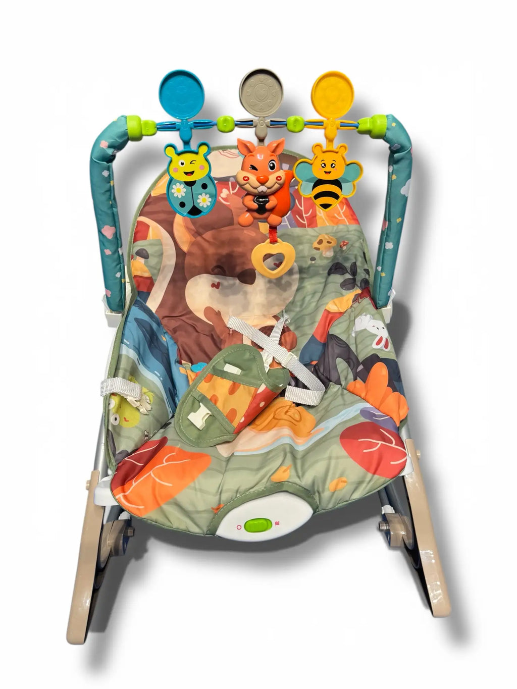 Infant to Toddler Comfort Rocker with Toys & Mosquito Net Tahito toys