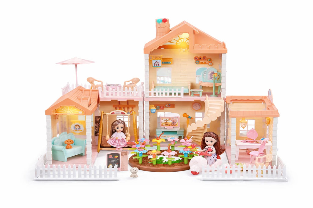Princess House Puzzle Spray Function Playset (226 PCS) Tahito toys