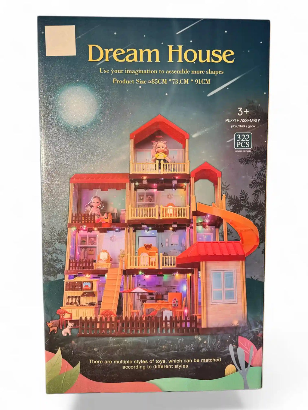 Dream House Princess – Build & Play Villa (322 PCS) Tahito toys
