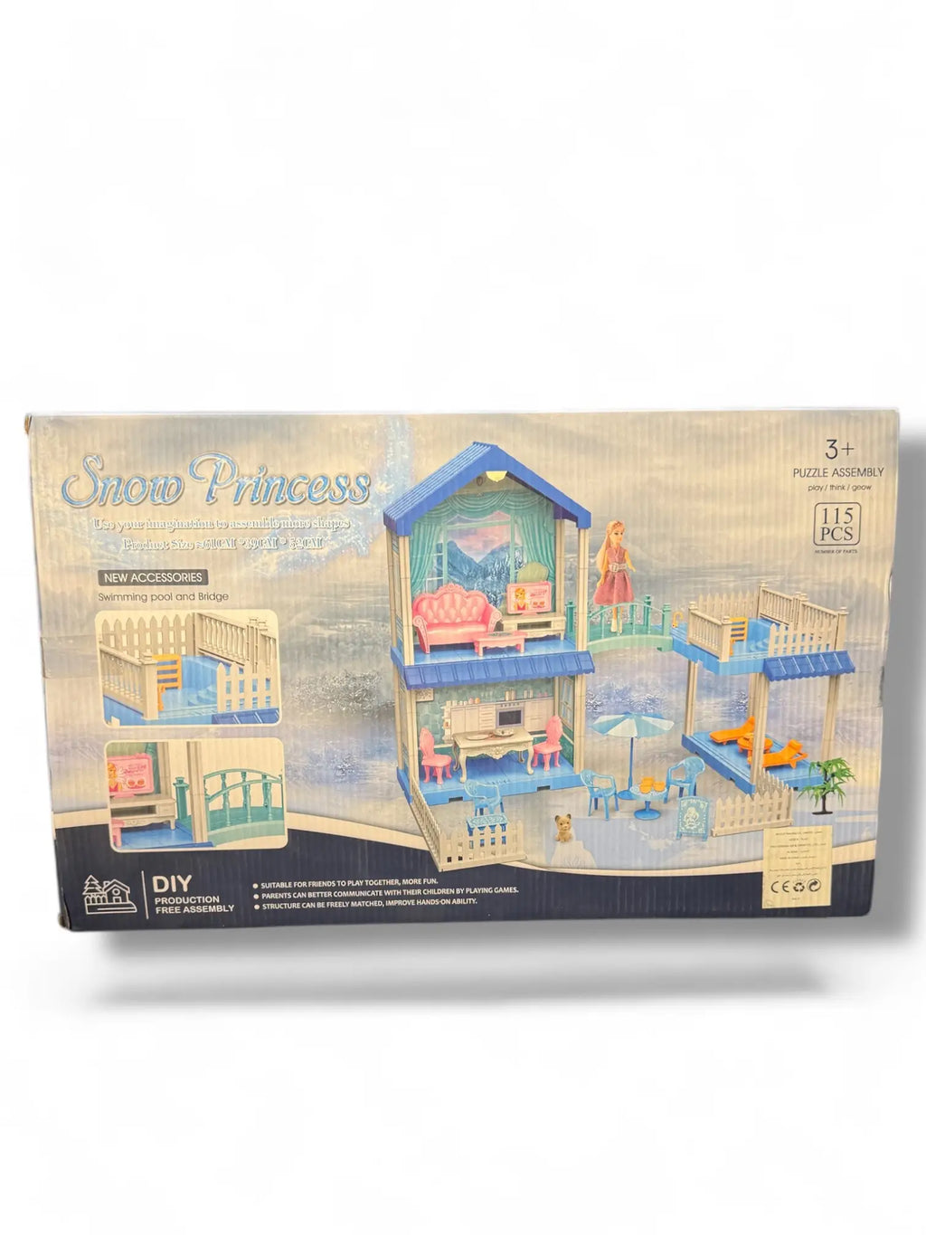 Snow Princess DIY Doll House Tahito toys