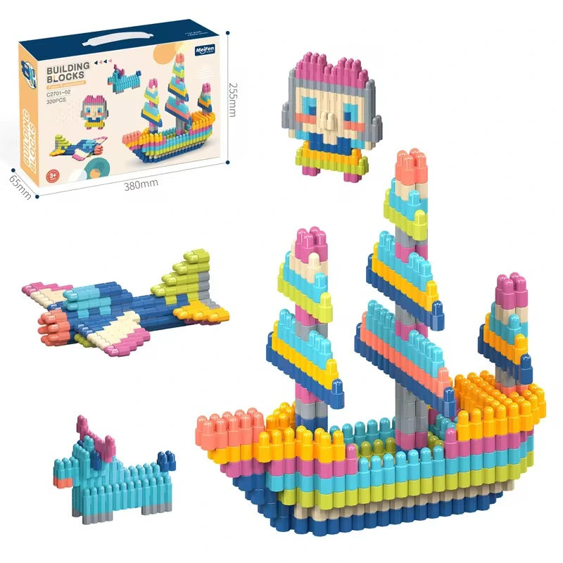 Building Blocks Creative Set – 320 Pieces Tahito toys