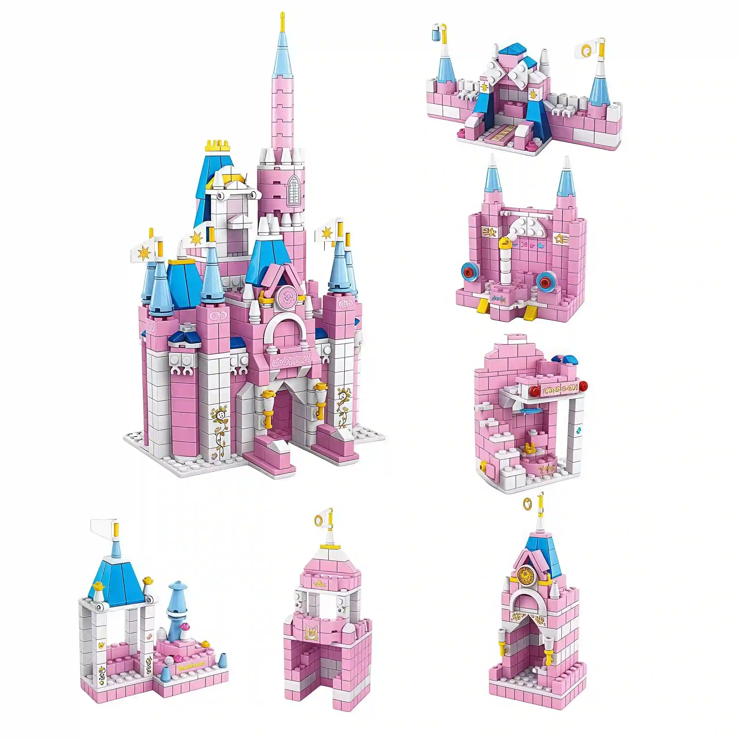 A large building blocks set with 1000 pieces Tahito toys