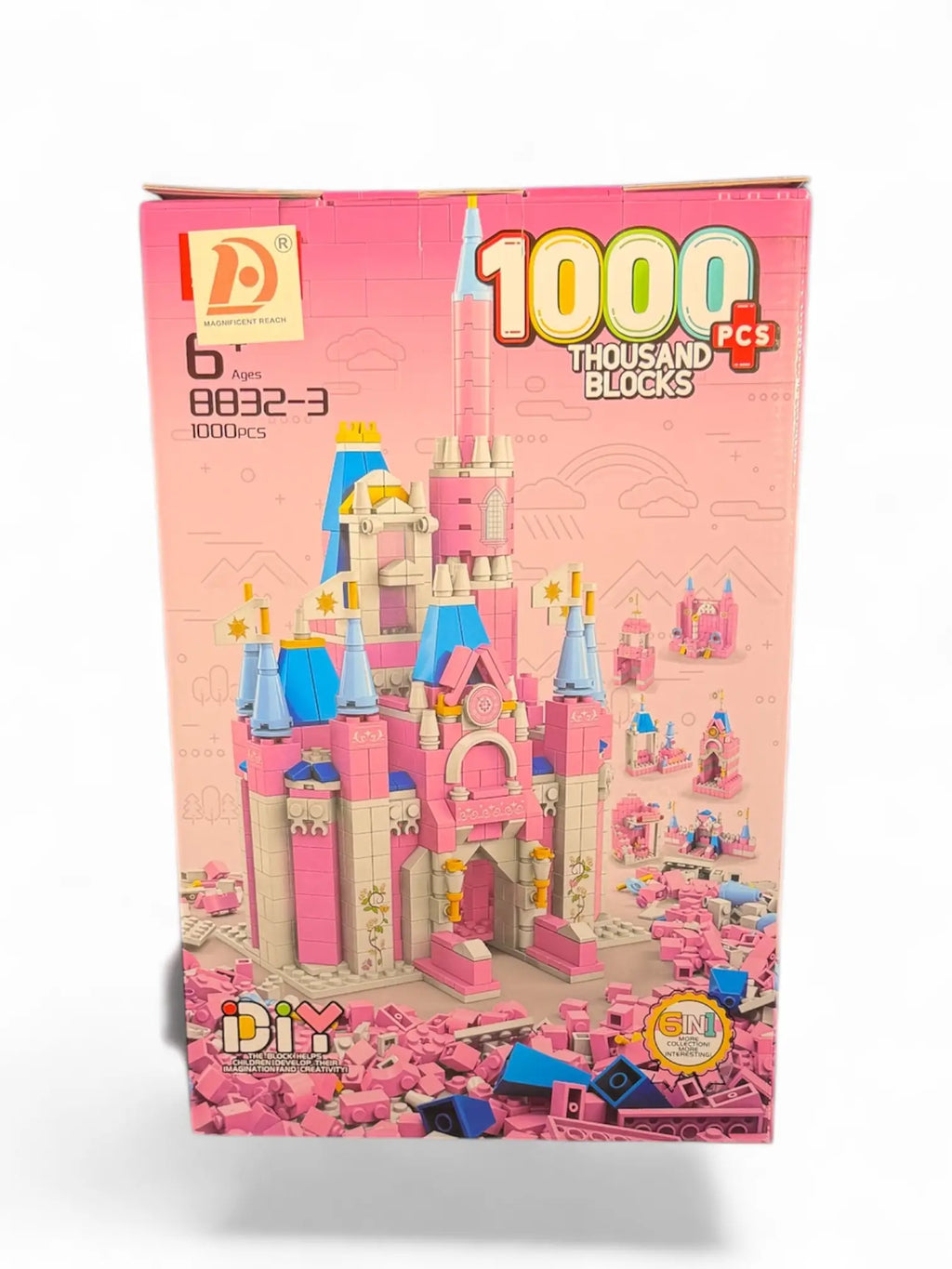 A large building blocks set with 1000 pieces Tahito toys