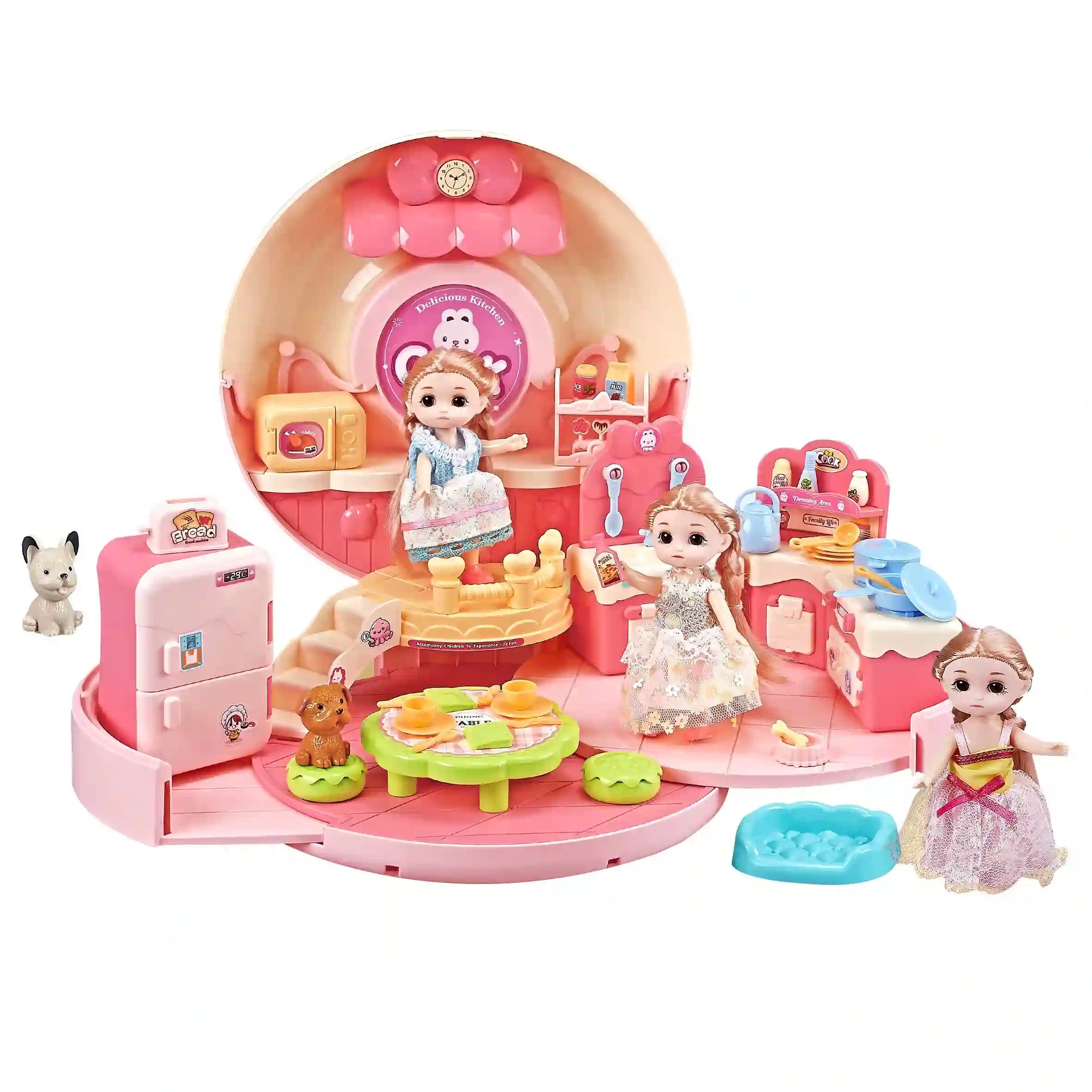 Donut Lovely Backpack Playset – Kitchen & Doll House Tahito toys