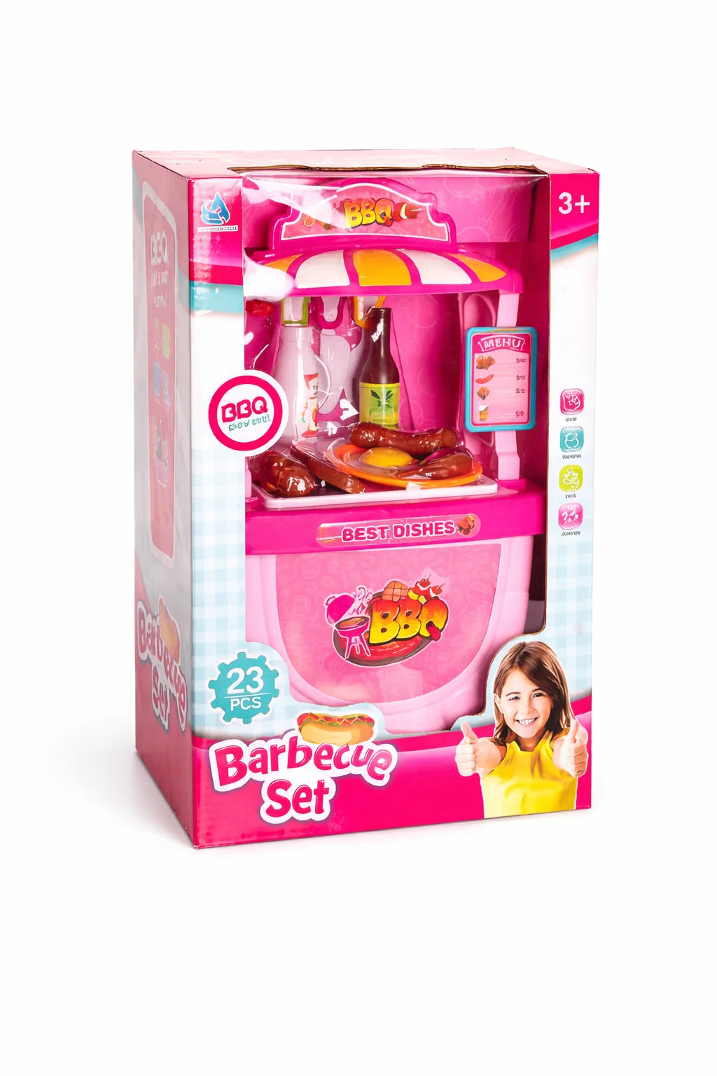 Little Chef BBQ Grill Play Set Tahito toys