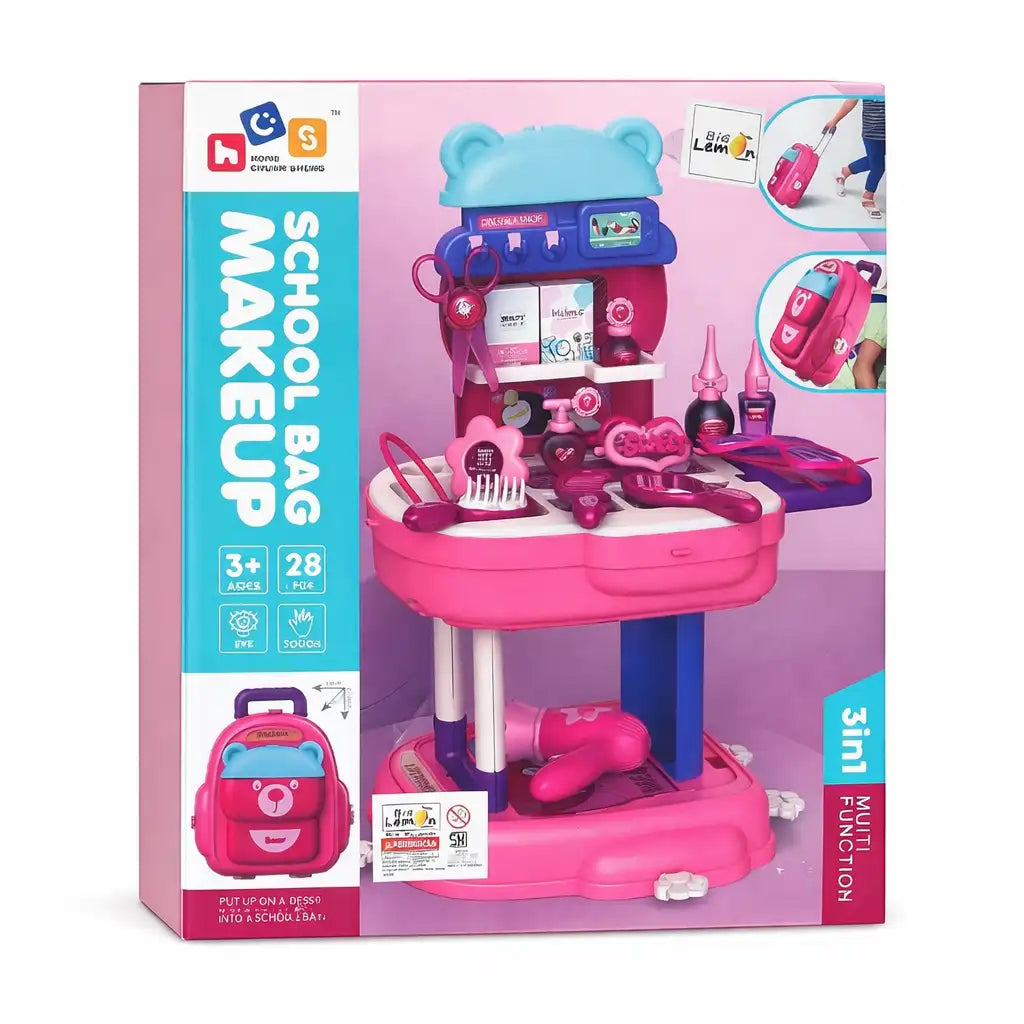 Girls Makeup Beauty Backpack Tahito toys