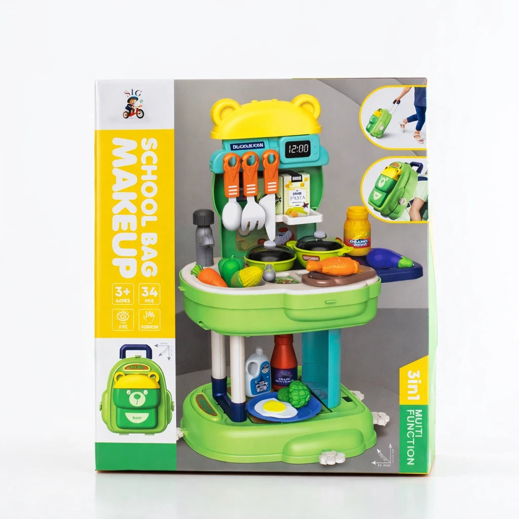 Kids Kitchen Backpack Play Set Tahito toys