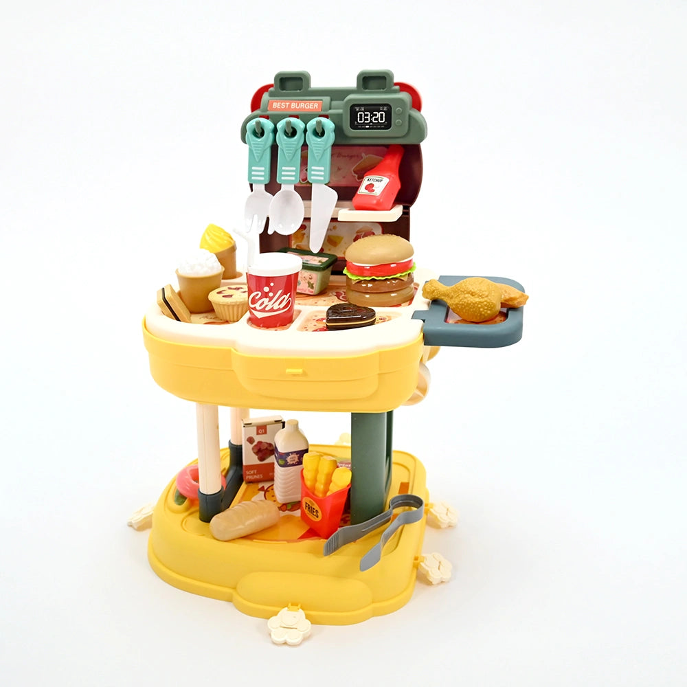 Kids Burger Kitchen Backpack Tahito toys