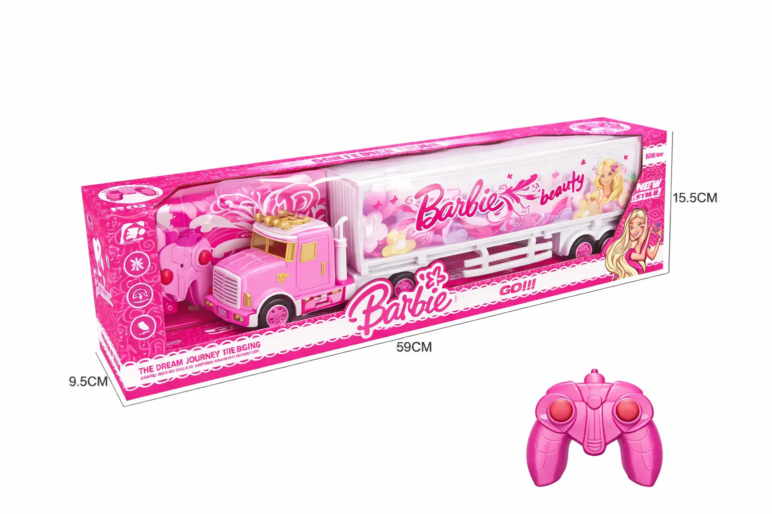 Barbie Remote Control Beauty Truck Tahito toys
