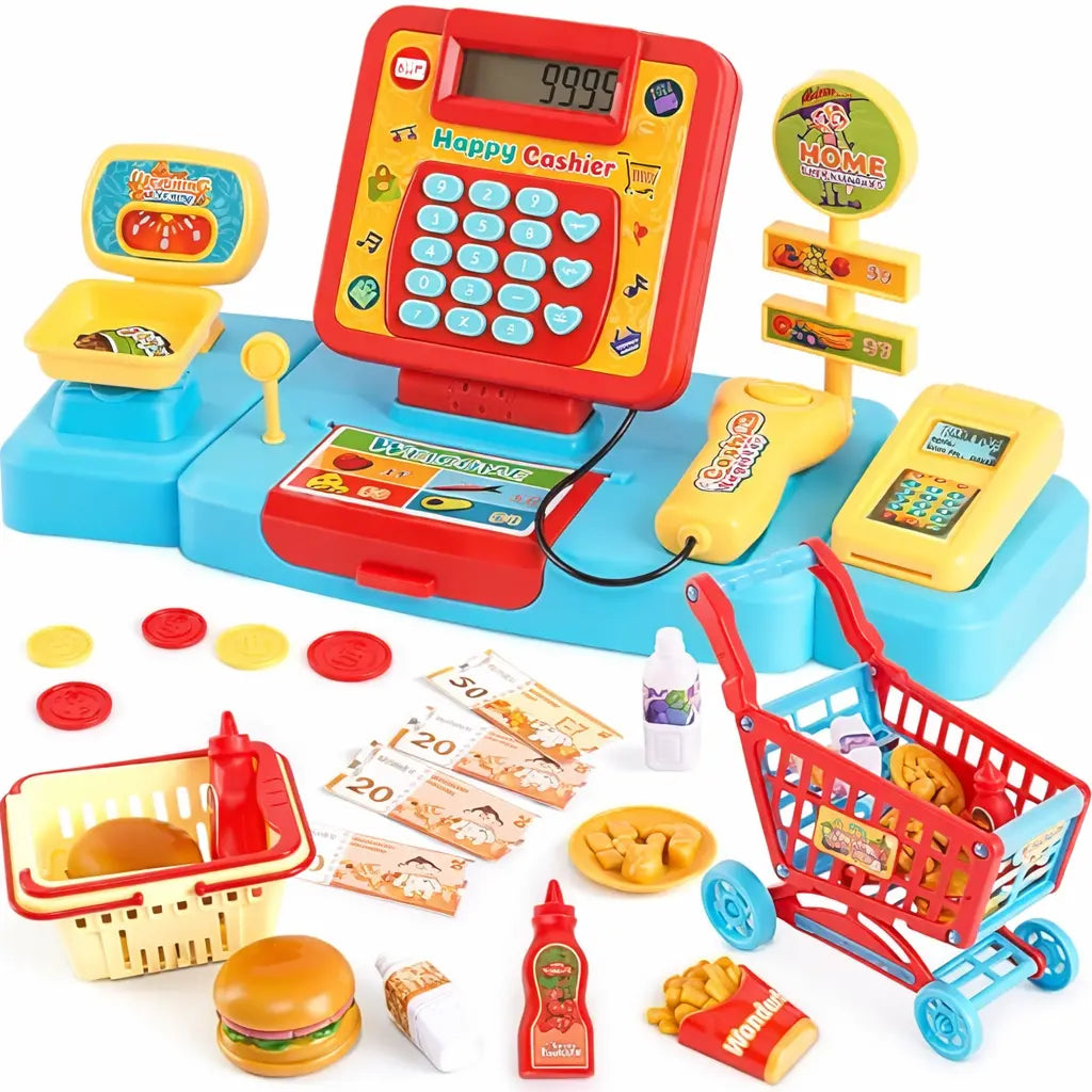 Supermarket Cash Register Playset Tahito toys