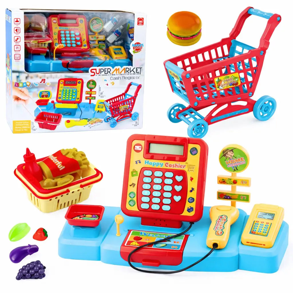 Supermarket Cash Register Playset Tahito toys