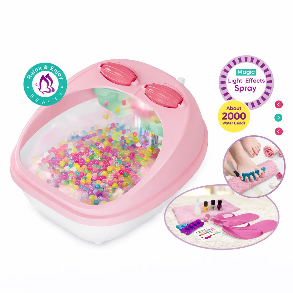 Magical Water Beads Foot Spa – Kids Pedicure Beauty Set Tahito toys