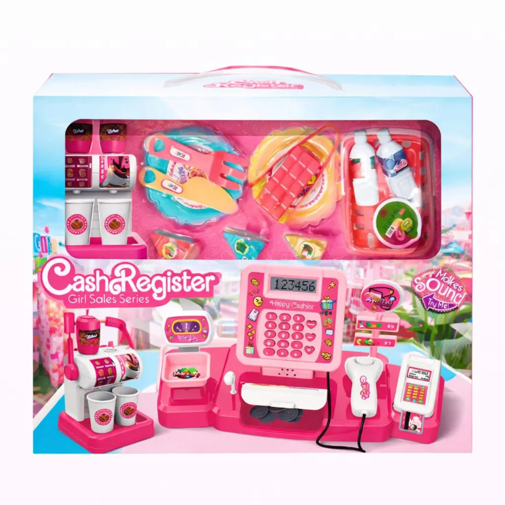 Happy Cash Register Play Set – Supermarket Toy Tahito toys