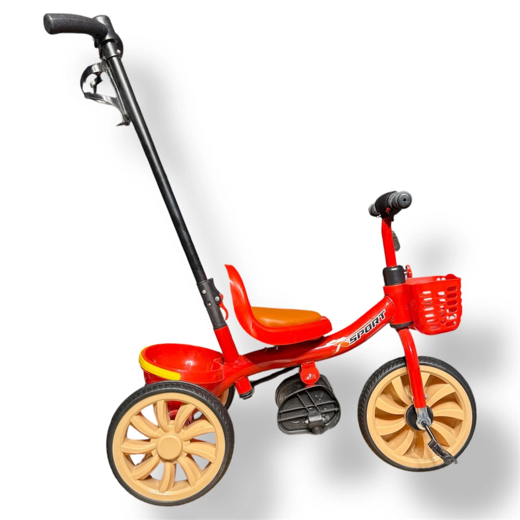 Kids Tricycle with Parent Push Handle Tahito toys