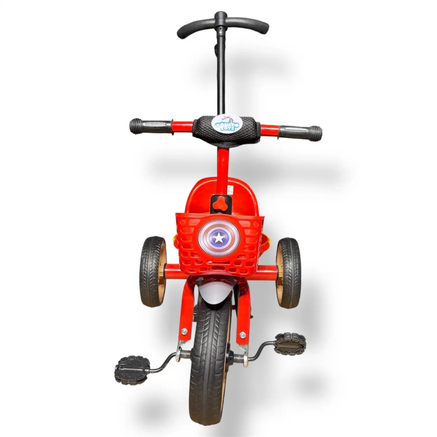 Kids Tricycle with Parent Push Handle Tahito toys