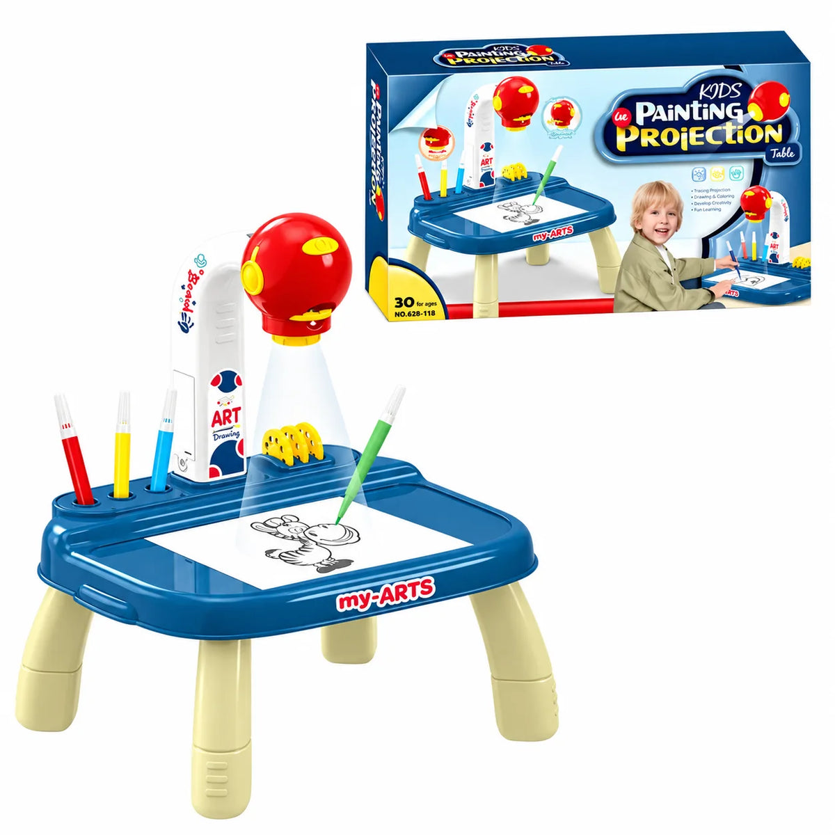 Kids Drawing Projection Table Tahito toys