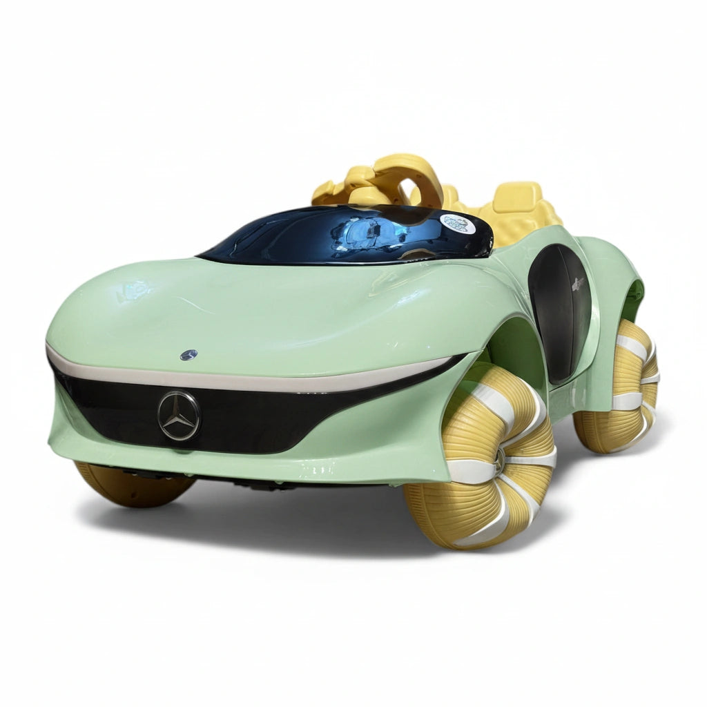 Tahito Toys Mercedes Smart toy car in black with detailed exterior, suitable for children and collectors.