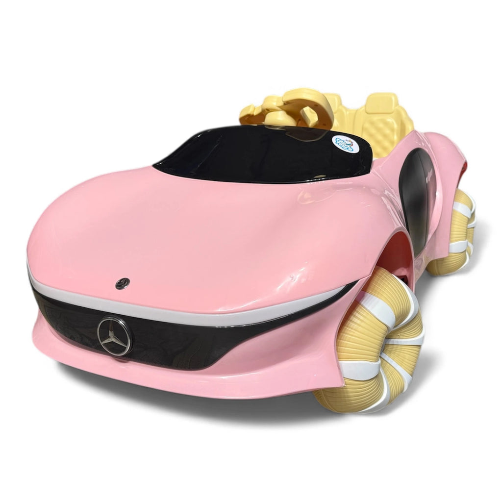 Tahito Toys Mercedes Smart toy car in black with detailed exterior design, suitable for children and collectors.