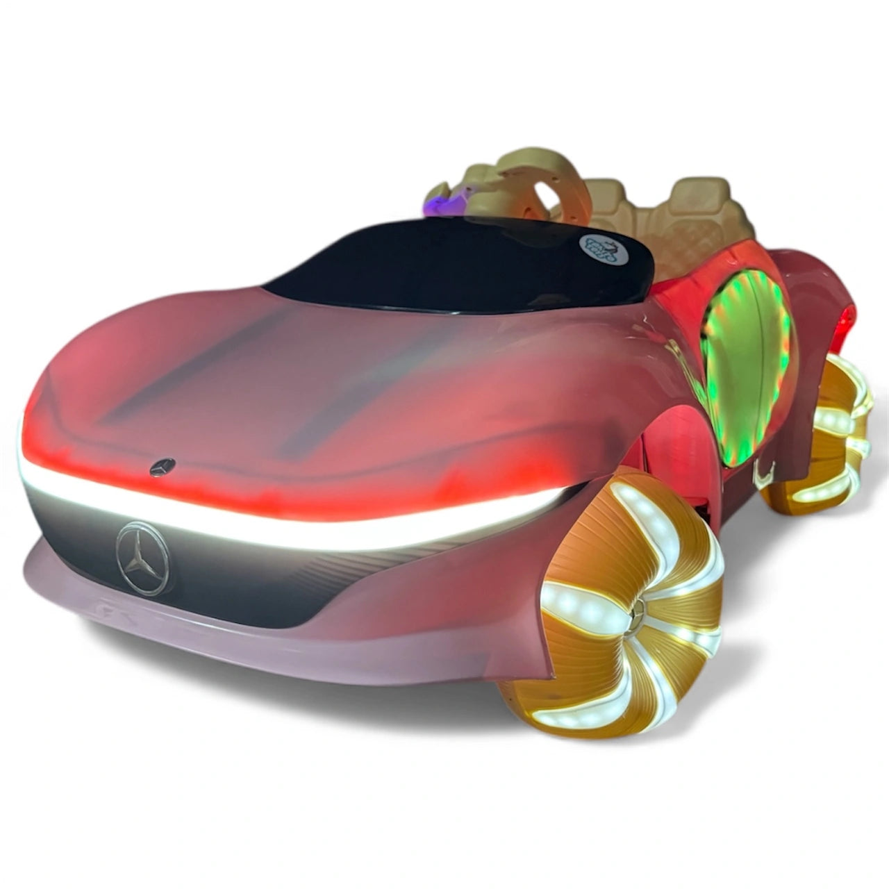 Tahito Toys Mercedes Smart toy car in gray with detailed interior and exterior features, suitable for children.