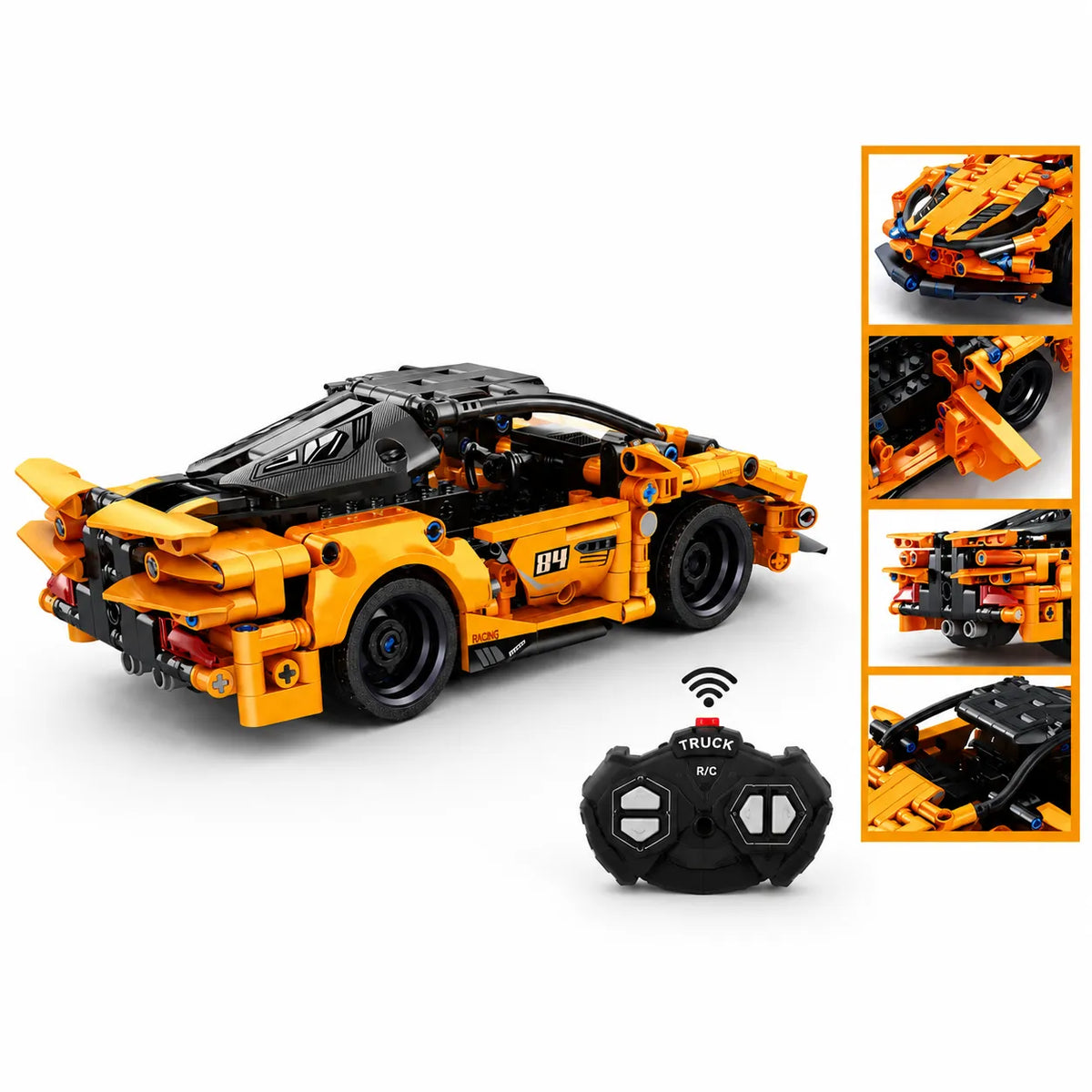 Remote Control Car Building – 366 Pieces Tahito toys