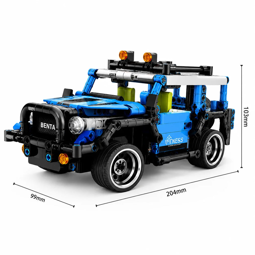 Remote Control jeep Car Building Kit – 377 Pieces Tahito toys