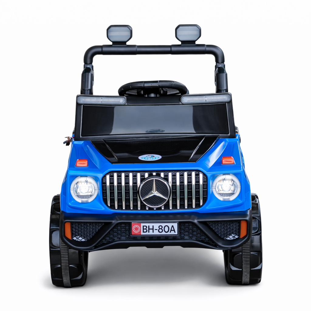 Tahito Toys Mercedes 4x4 toy vehicle with detailed exterior and sturdy design, suitable for kids' play and outdoor adventures.