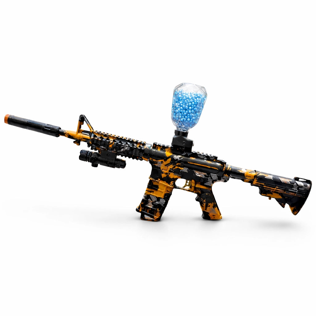 Tahito Toys Tactical Hopper Gel toy with vibrant colors and textured surface, designed for outdoor play and sensory stimulation.