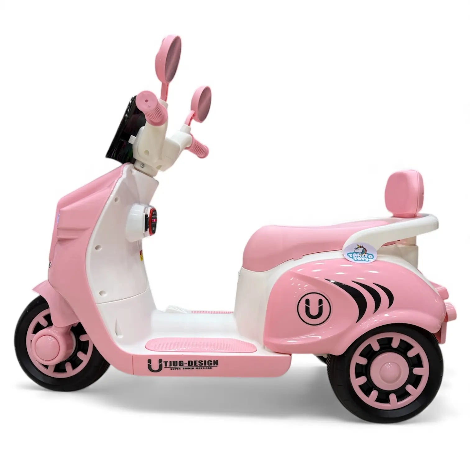 Tahito Toys Vespa Rolls-Royce toy model featuring detailed design and miniature vehicle appearance.