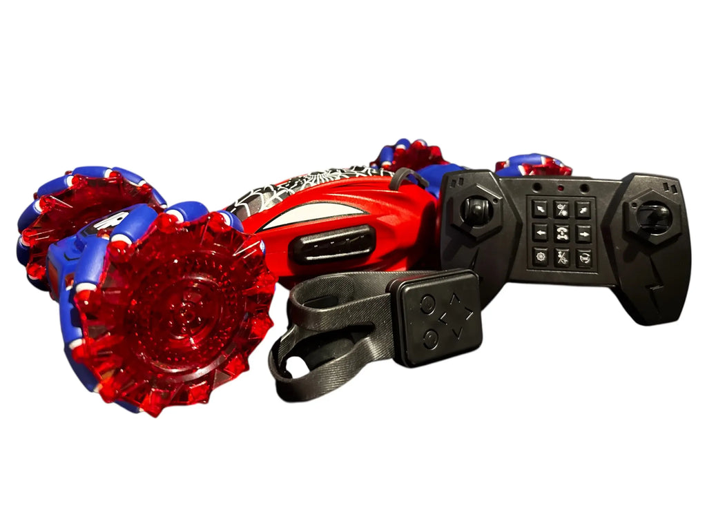 SPIDER MAN-Supercar RC – Gesture Sensing, Watch Control & Transforming Stunts Tahito toys