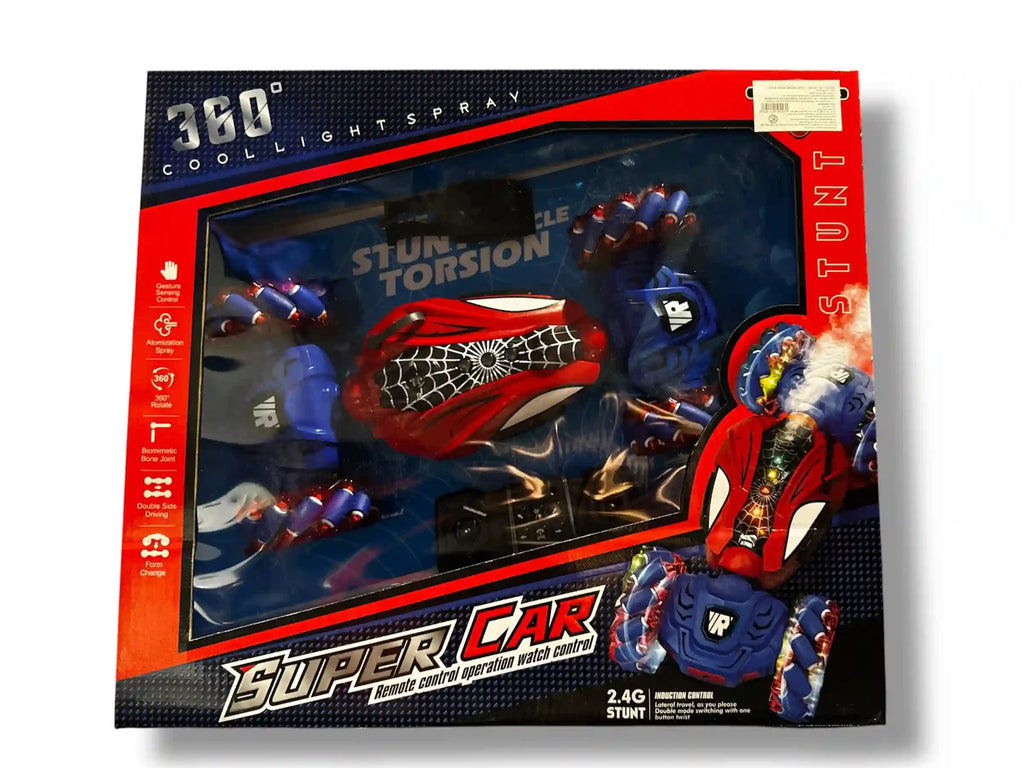 SPIDER MAN-Supercar RC – Gesture Sensing, Watch Control & Transforming Stunts Tahito toys