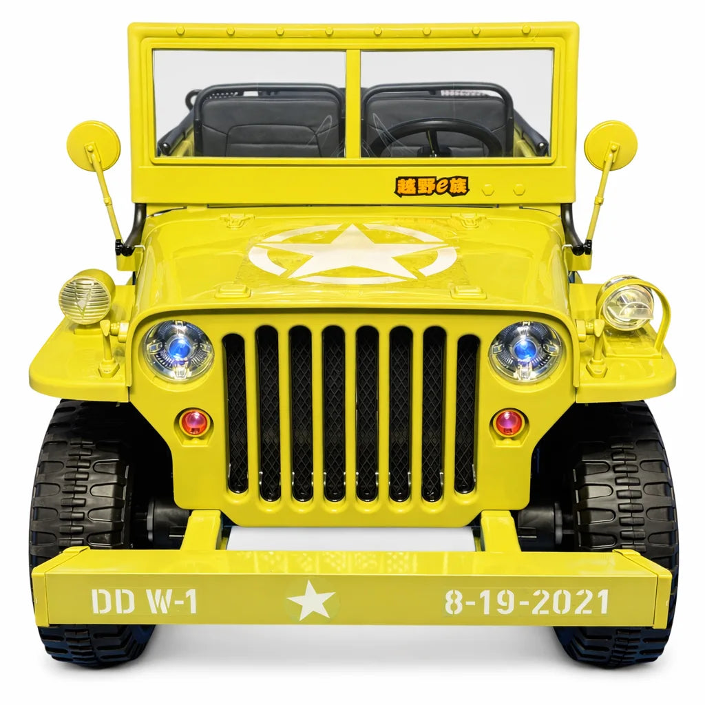 Tahito Toys desert Jeep Wrangler toy vehicle with rugged off-road design and detailed exterior for outdoor play.