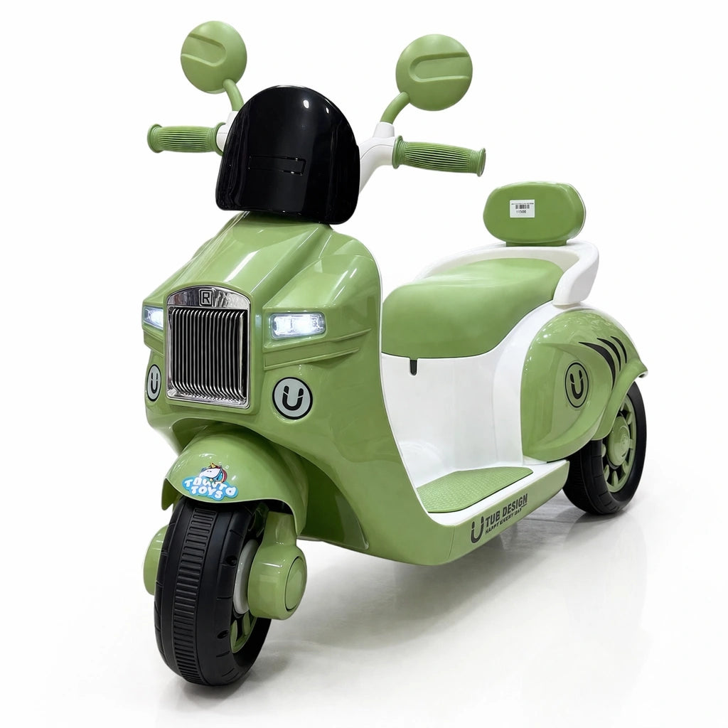 Tahito Toys Vespa Rolls-Royce model toy in detailed miniature with a sleek design and classic features.