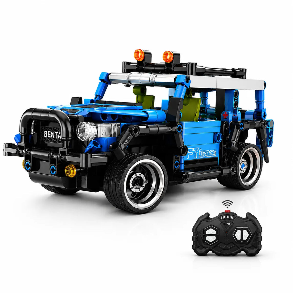 Remote Control jeep Car Building Kit – 377 Pieces Tahito toys