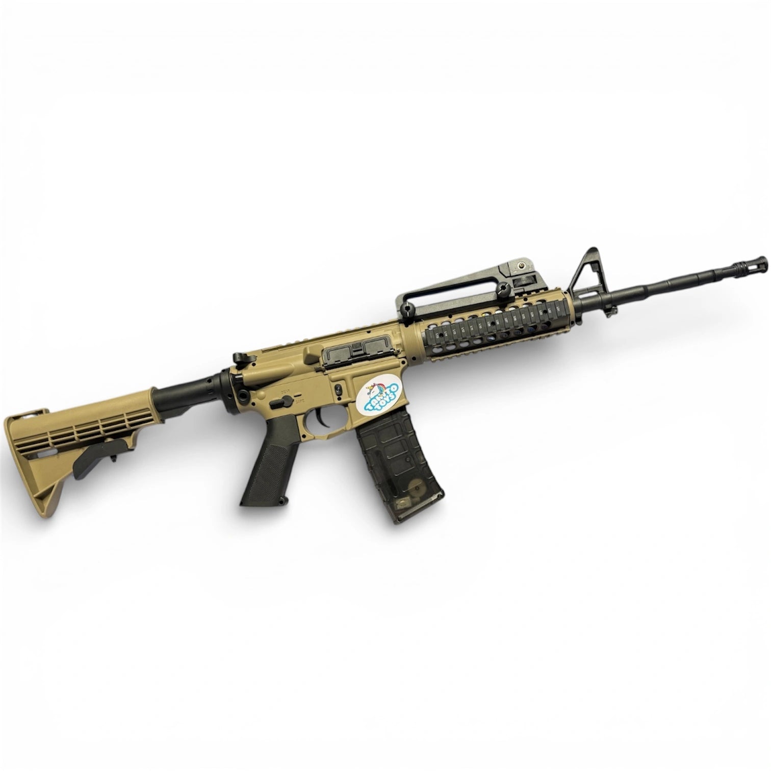Tahito Toys M4A1 Gel Blaster Toy Gun with realistic design and vibrant colors, suitable for outdoor play and target shooting.