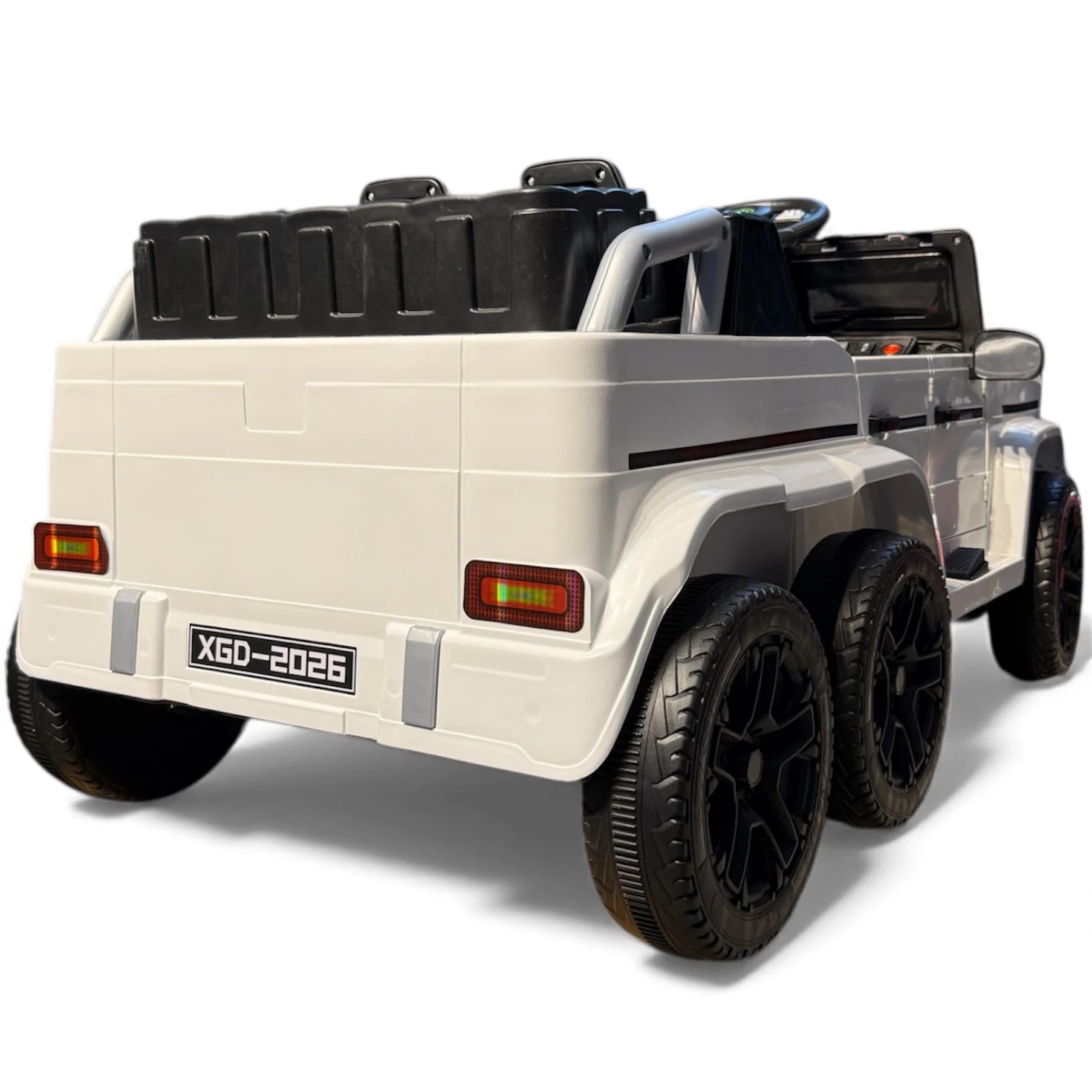 Large Mercedes G-Class 6x6 toy vehicle by Tahito Toys, featuring detailed exterior and off-road design.