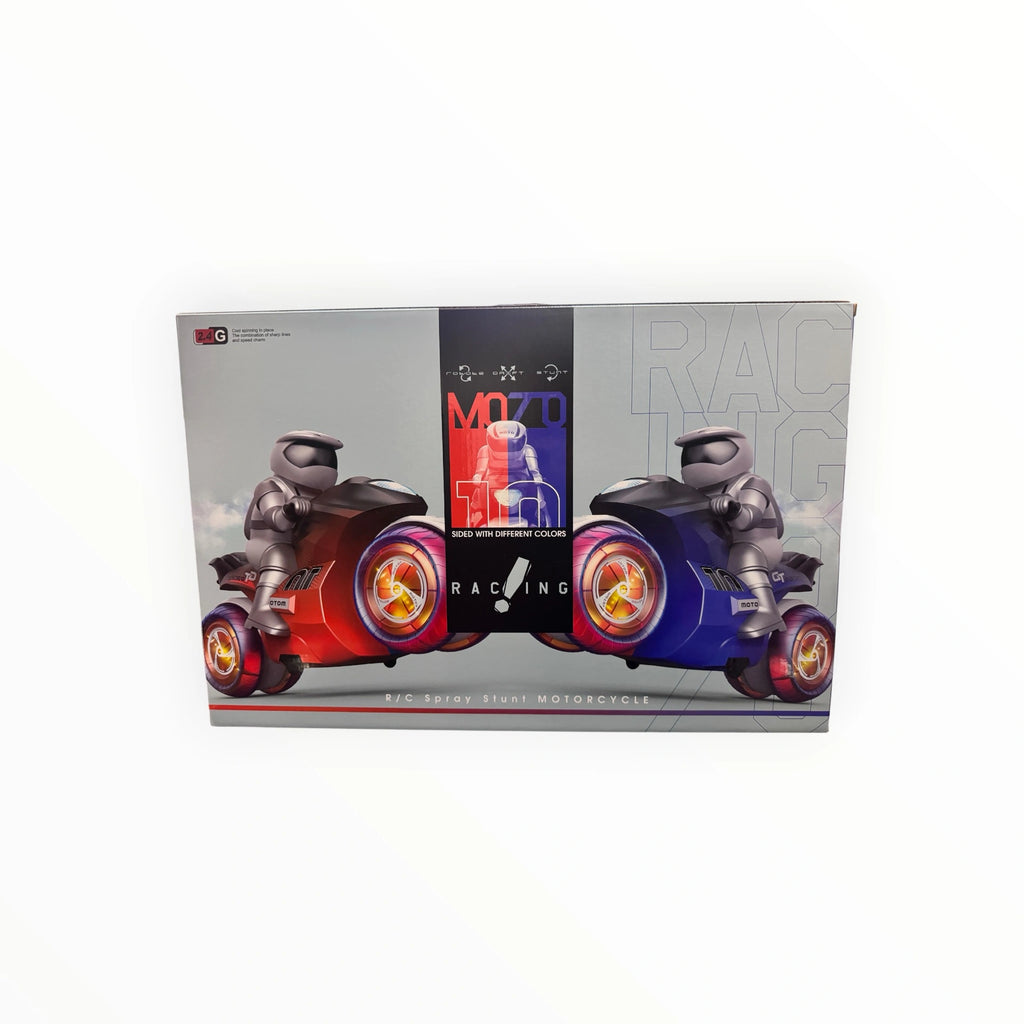 R/C spray stunt motorcycle Tahito toys