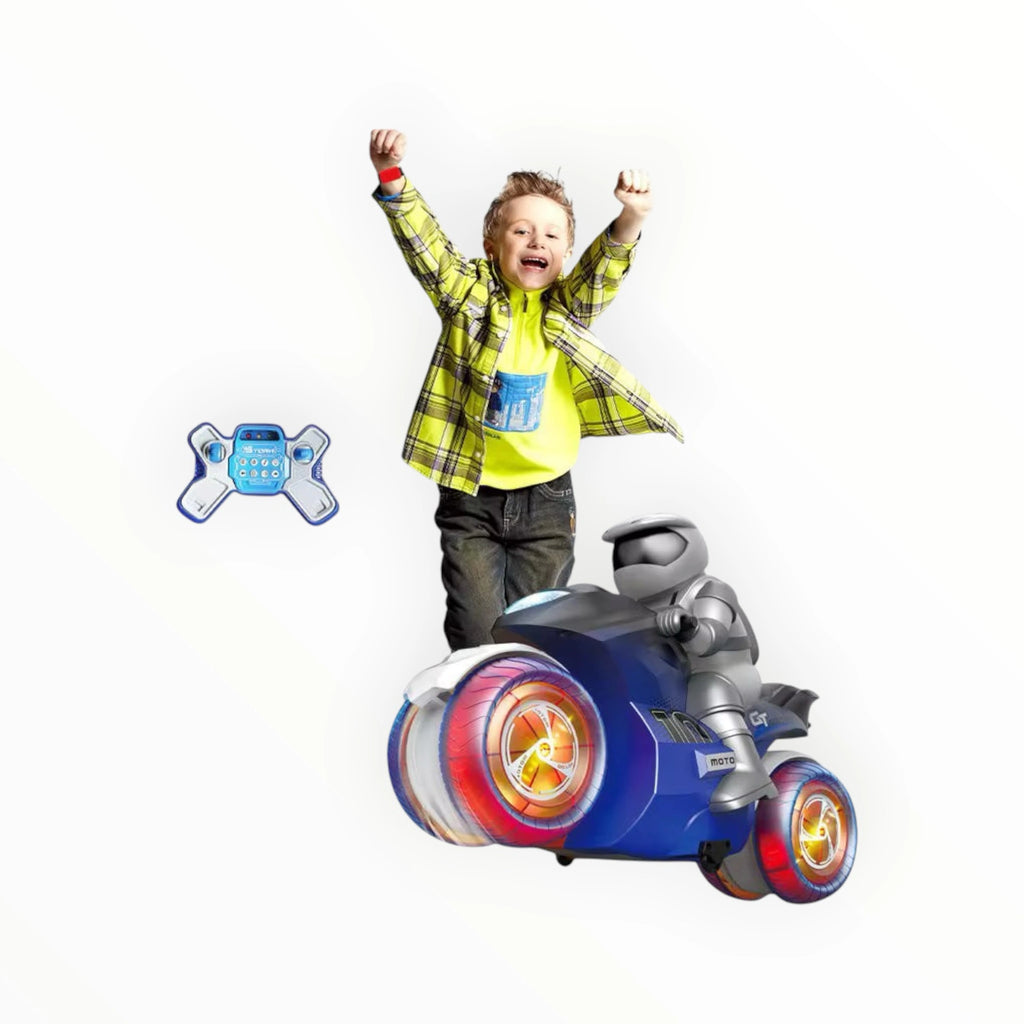 R/C spray stunt motorcycle Tahito toys