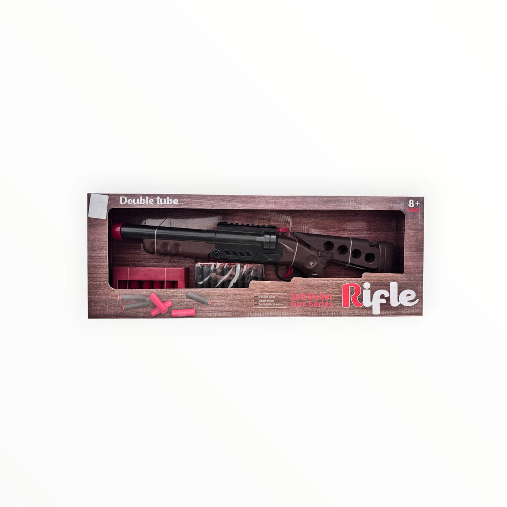 Double Tube Soft Bullet Rifle (Toy Gun) Tahito toys