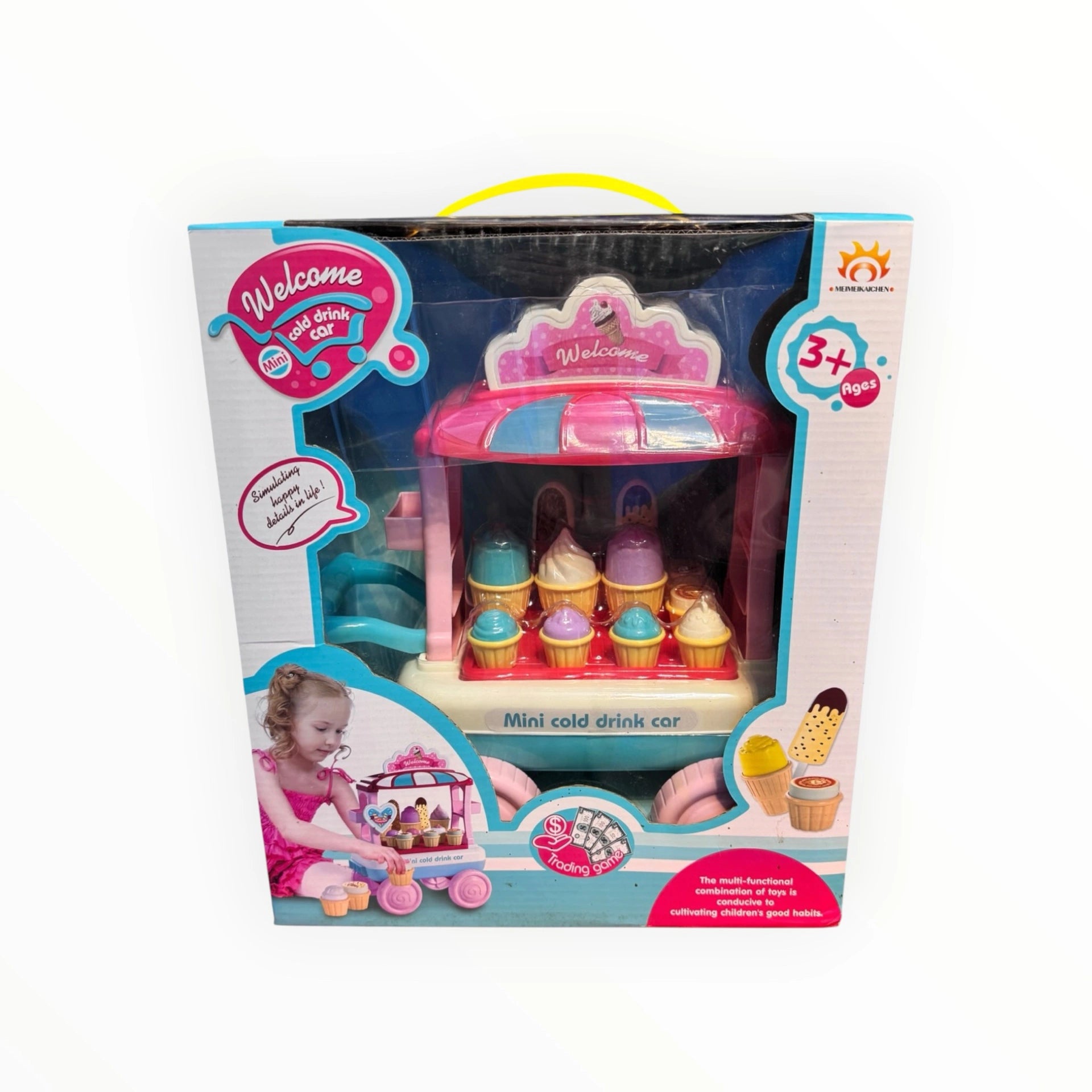 Mini Ice Cream Cart Playset Tahito toys