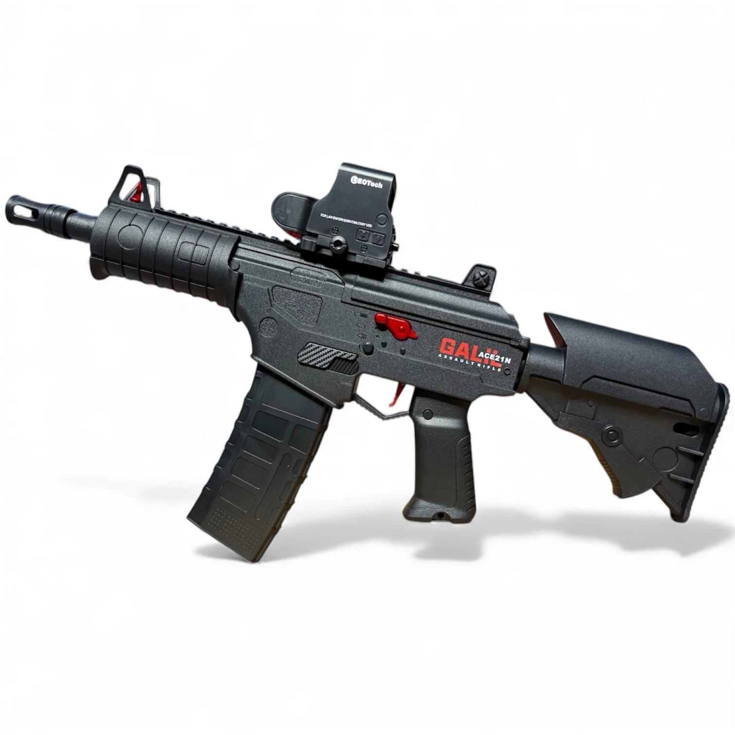 Tahito Toys Galil ACE 21 gel blaster toy gun with realistic design and vibrant colors, ready for outdoor play.
