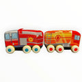 Cloth Pullback Car – Early Education Soft Toy Tahito toys